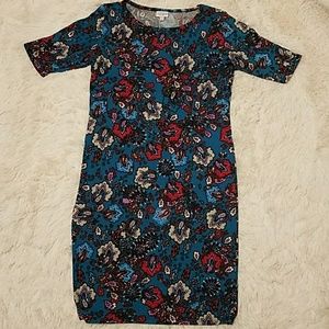 LuLaRoe Julia Dress- Medium